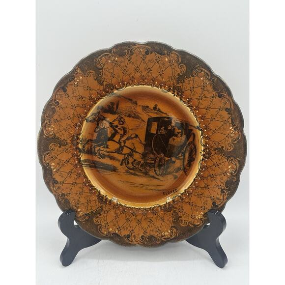 Ridgways Scenes from Coaching Days Coaching Ways 10" Eloped - Picture 1 of 6